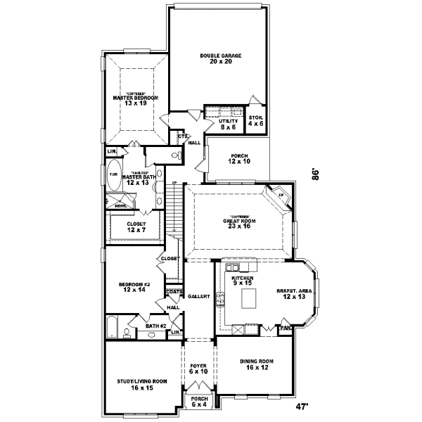 Main Floor Plan: 6-1107