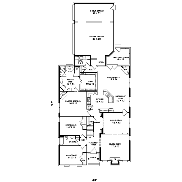 Main Floor Plan: 6-1109