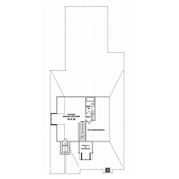 Upper/Second Floor Plan: 6-1109