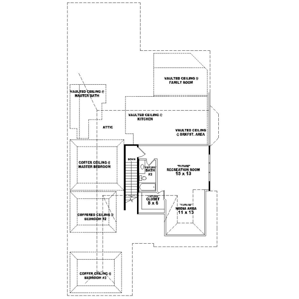 Upper/Second Floor Plan: 6-1110