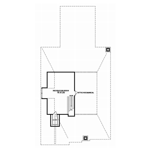 Upper/Second Floor Plan: 6-1111
