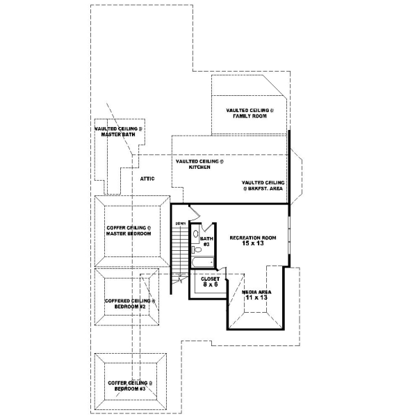 Upper/Second Floor Plan: 6-1112
