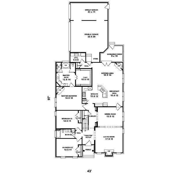 Main Floor Plan: 6-1113