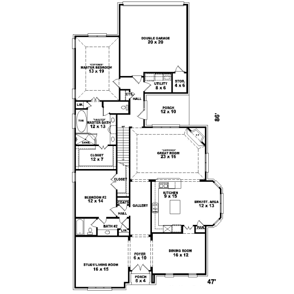 Main Floor Plan: 6-1114