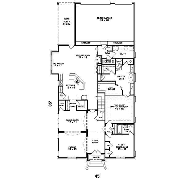 Main Floor Plan: 6-1116