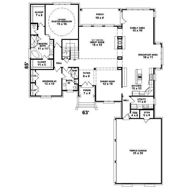 Main Floor Plan: 6-1117