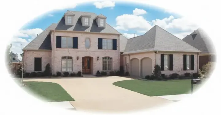 French Country house plans 6-1119 - front exterior, 3,872 sq ft, 3 bed, 4 bath house plans | Monster House Plans