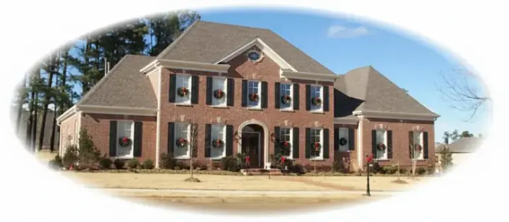 Colonial house plans 6-1121 - front exterior, 4,106 sq ft, 3 bed, 3 bath house plans | Monster House Plans