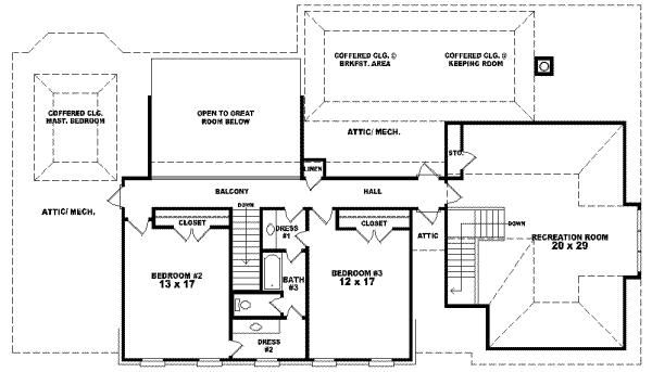 Upper/Second Floor Plan: 6-1121
