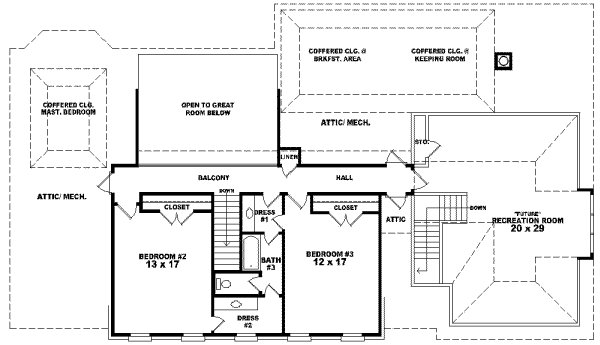 Upper/Second Floor Plan: 6-1124