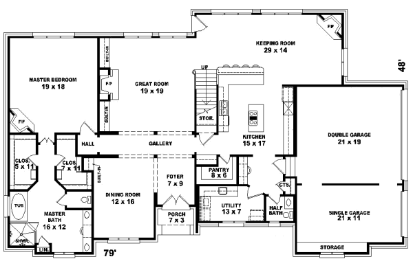Main Floor Plan: 6-1126