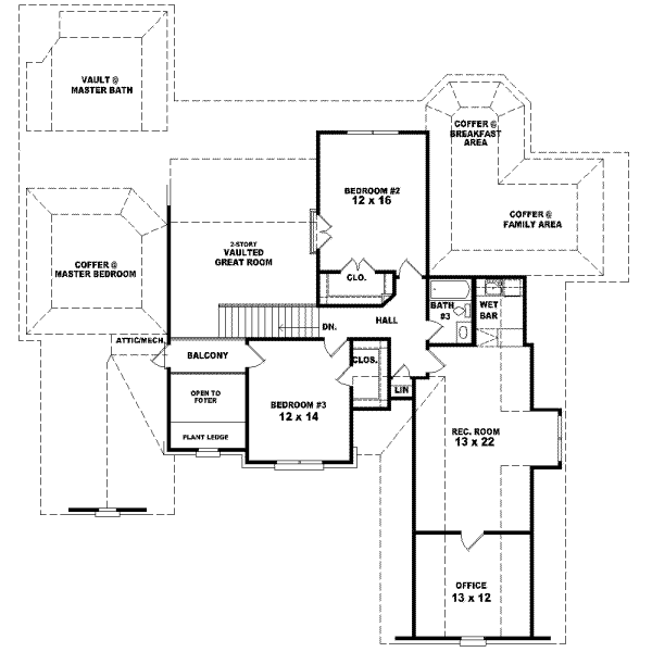 Upper/Second Floor Plan: 6-1129