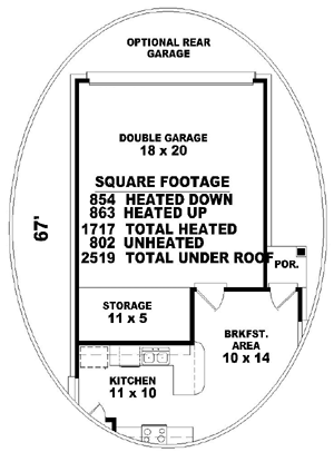 Southern Style House Plans Plan: 6-113