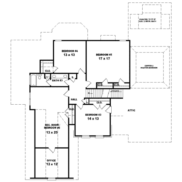 Upper/Second Floor Plan: 6-1131