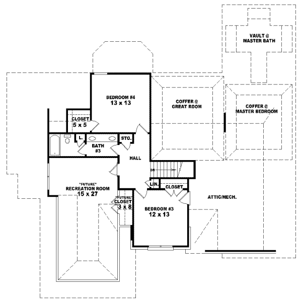 Upper/Second Floor Plan: 6-1132