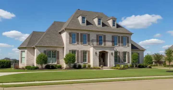Southern Colonial house plans 6-1134 - front exterior, 3,818 sq ft, 3 bed, 4 bath house plans | Monster House Plans