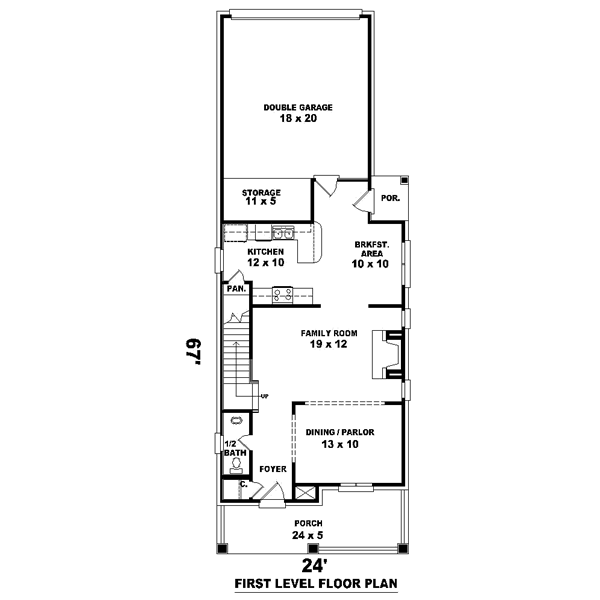 Main Floor Plan: 6-114