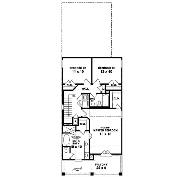 Upper/Second Floor Plan: 6-114