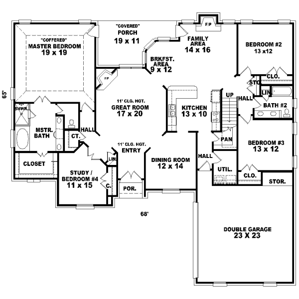 Main Floor Plan: 6-1140