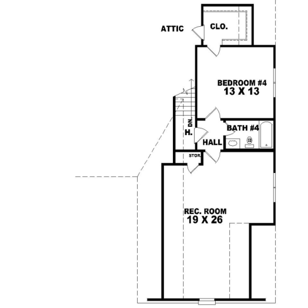 Upper/Second Floor Plan: 6-1140