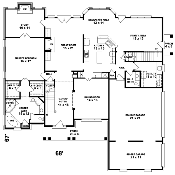 Main Floor Plan: 6-1142
