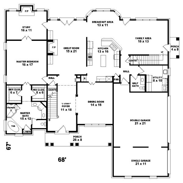 Main Floor Plan: 6-1144