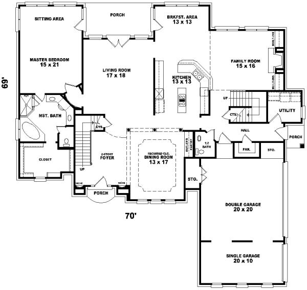 Main Floor Plan: 6-1145