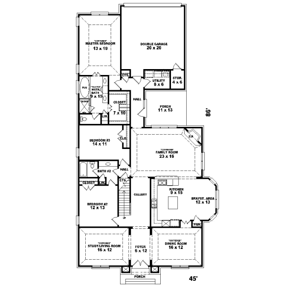 Main Floor Plan: 6-1149