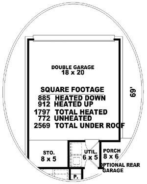 Southern Style House Plans Plan: 6-115