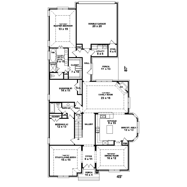 Main Floor Plan: 6-1150