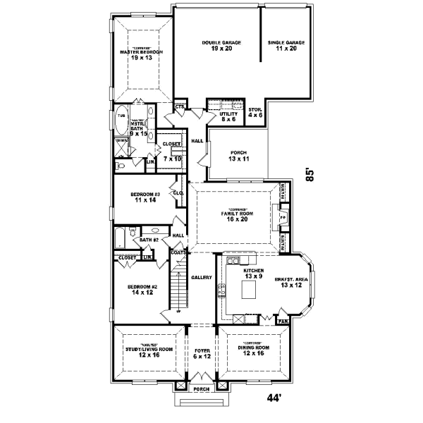 Main Floor Plan: 6-1152