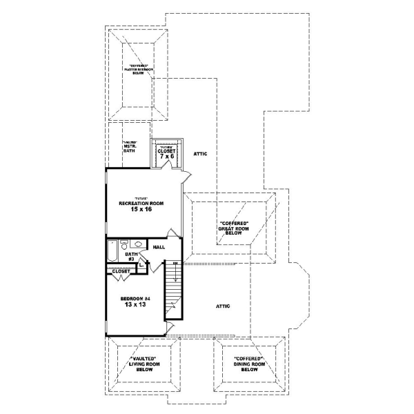 Upper/Second Floor Plan: 6-1152