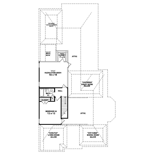 Upper/Second Floor Plan: 6-1153
