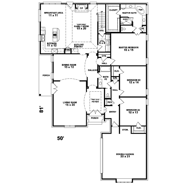 Main Floor Plan: 6-1155