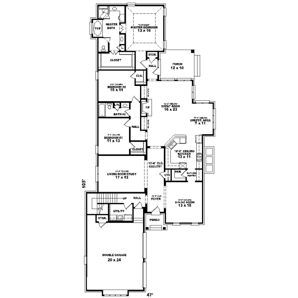 Main Floor Plan: 6-1156