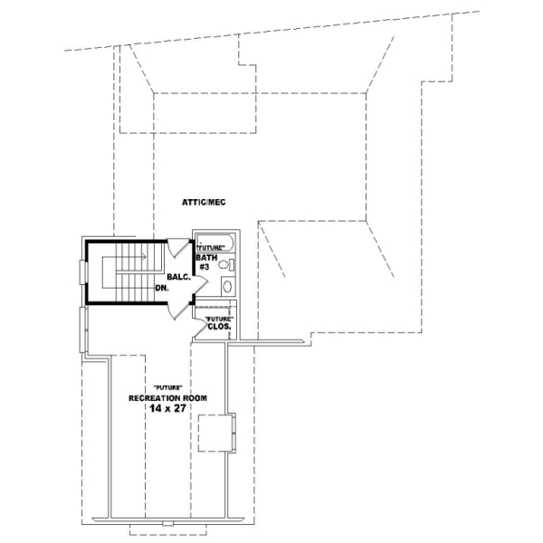 Upper/Second Floor Plan:6-1156