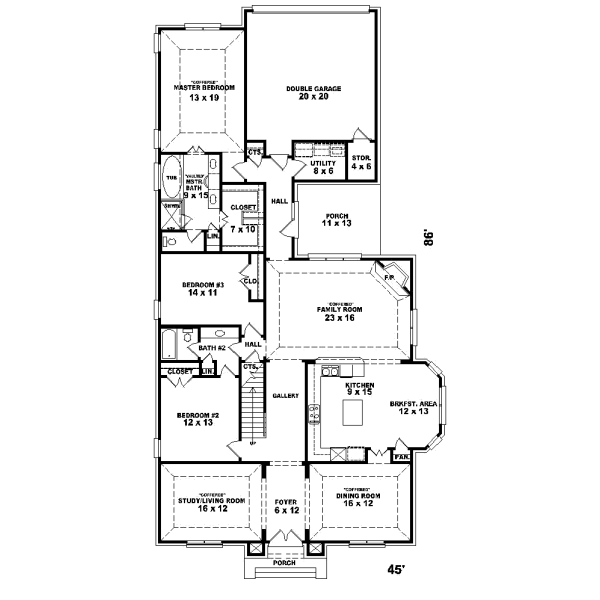 Main Floor Plan: 6-1157
