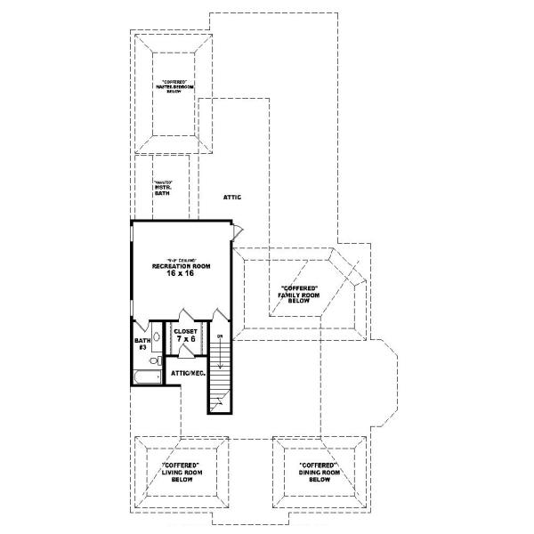 Upper/Second Floor Plan: 6-1157