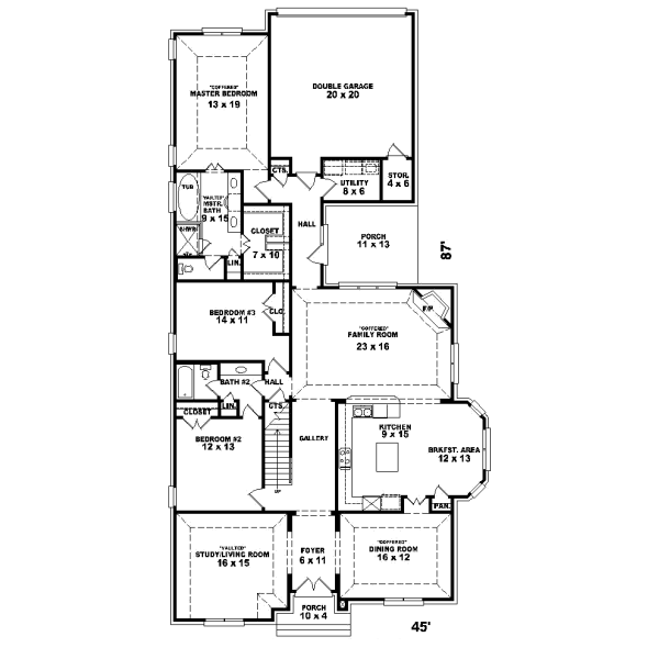 Main Floor Plan: 6-1158