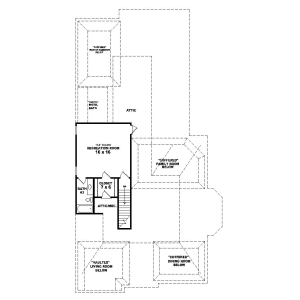 Upper/Second Floor Plan: 6-1158