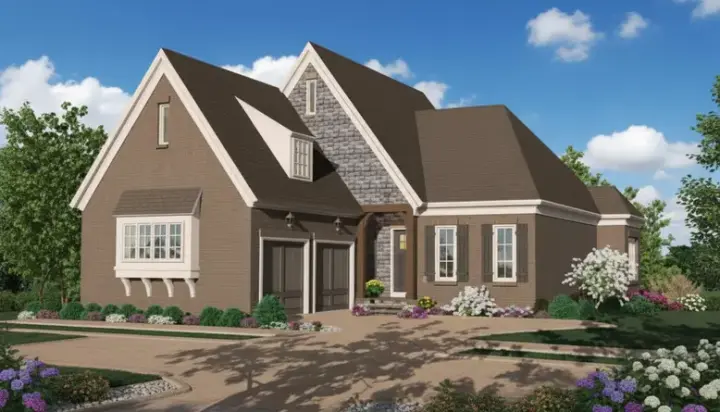 English Country house plans 6-1160 - front exterior, 3,174 sq ft, 3 bed, 3 bath house plans | Monster House Plans