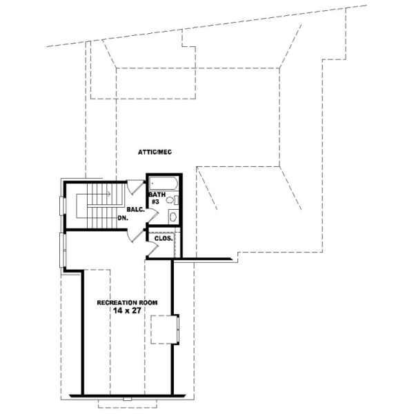 Upper/Second Floor Plan:6-1160