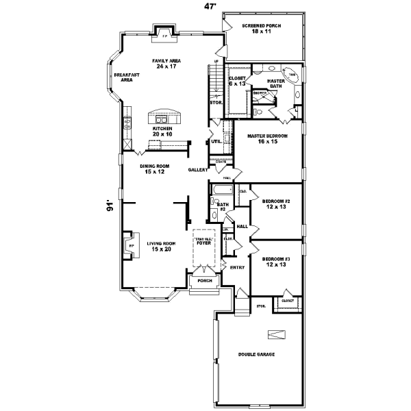 Main Floor Plan: 6-1161