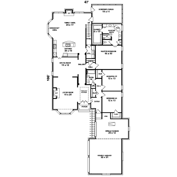 Main Floor Plan: 6-1162