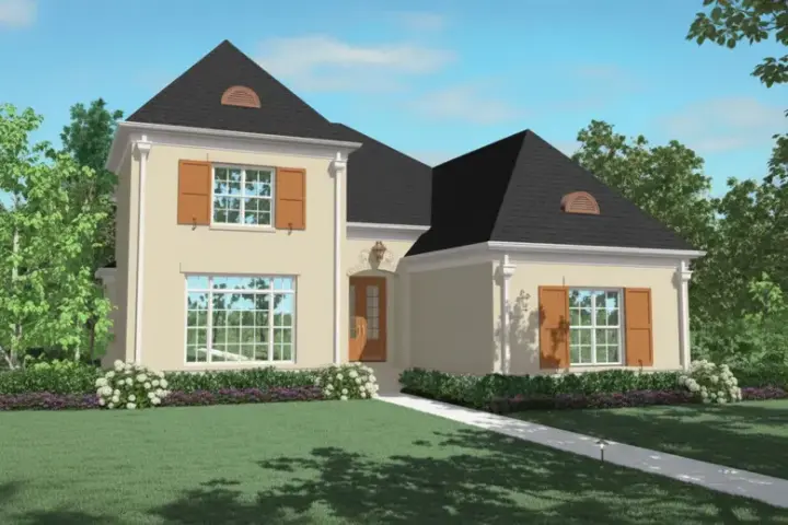 Traditional house plans 6-1165 - front exterior, 3,290 sq ft, 3 bed, 3 bath house plans | Monster House Plans