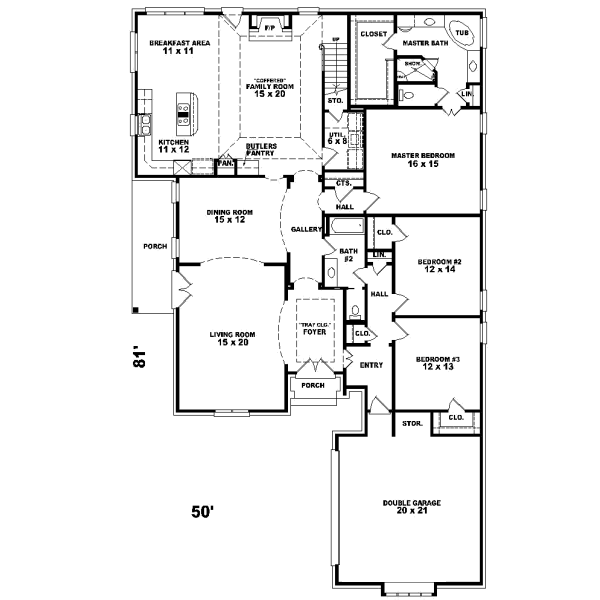 Main Floor Plan: 6-1167