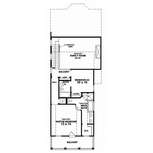 Upper/Second Floor Plan: 6-117