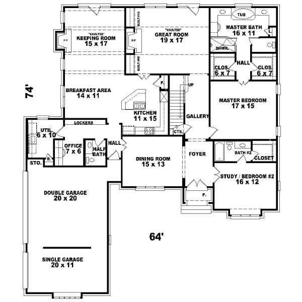 Main Floor Plan: 6-1170
