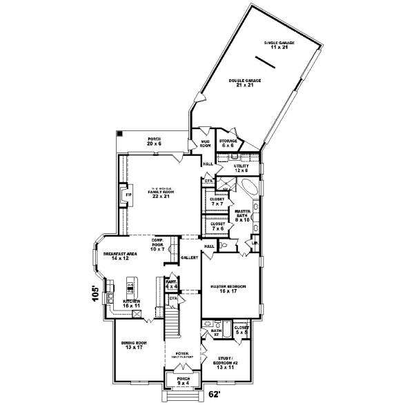 Main Floor Plan: 6-1171
