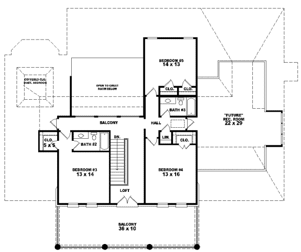 Upper/Second Floor Plan: 6-1173
